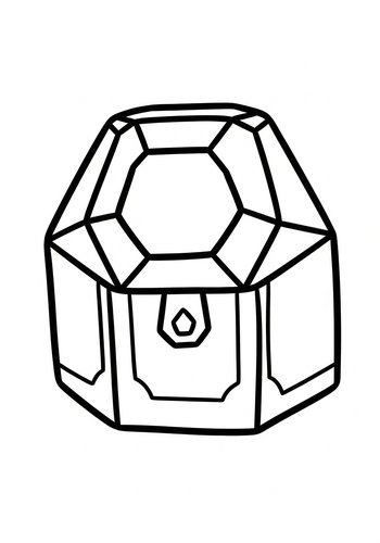 Treasure Chest Coloring Page: A Hidden Adventure