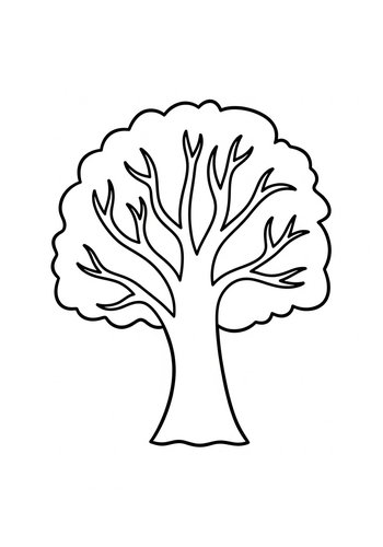 Tree Coloring Page: A Verdant Adventure