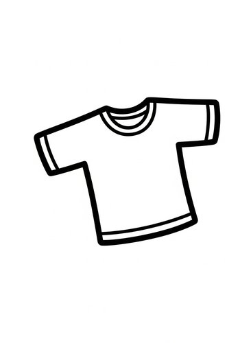 T-shirt Coloring Page: Design Your Own Style