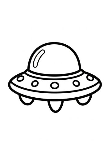 Ufo Coloring Page: Interstellar Adventure