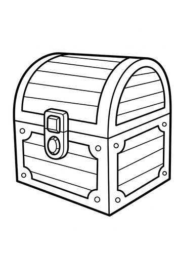 Unlocking Treasure: A Coloring Adventure