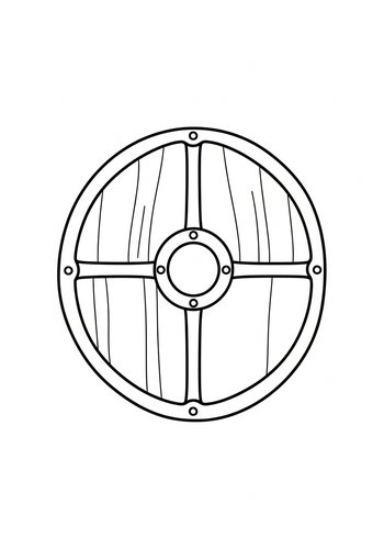 Viking Shield Coloring Page: Unleash Your Inner Warrior