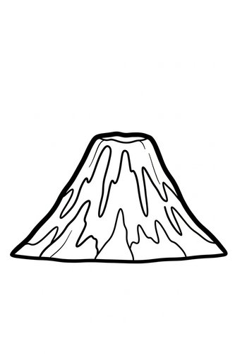Volcano Coloring Page: Explosive Fun
