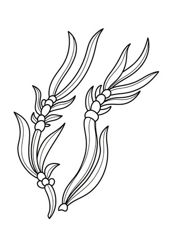 Wheat Stalk Coloring Page: Harvest Fun