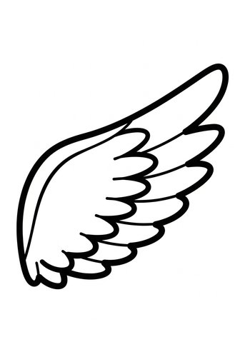 Wing Coloring Page: Soar With Creativity